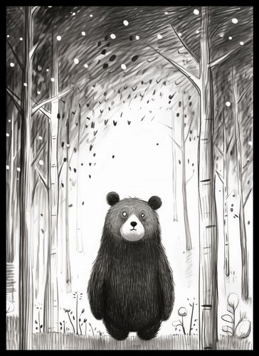 Plakat 39,5x55cm Ciekawski Miś na Arena.pl