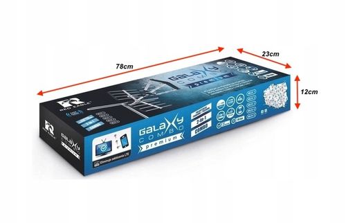 ANTENA TV NAZIEMNEJ KIERUNKOWA COMBO VHF UHF DVB-T2 4K Filtr LTE na Arena.pl