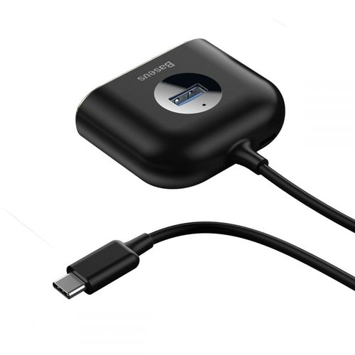 BASEUS SQUARE ADAPTER TYPE-C TO USB 4IN1 17CM BLACK na Arena.pl