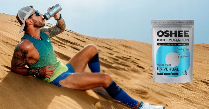 OSHEE ISO Hydration izotonik w proszku Multifruit 1050 g zdjęcie 3