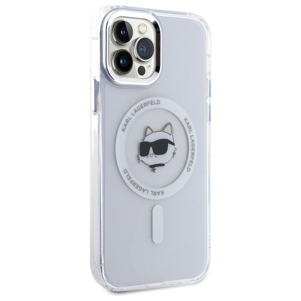 Etui Karl Lagerfeld do iPhone 12, iPhone 12 Pro, Biały, MagSafe zdjęcie 4