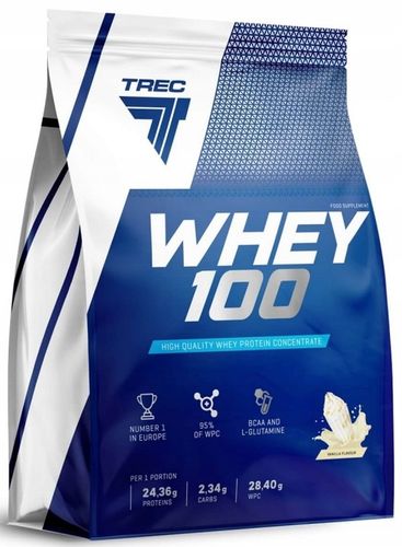 NOWE PYSZNE BIAŁKO WPC Trec Whey 100 700g SERWATKOWE PROTEINY NA MASĘ SIŁĘ na Arena.pl