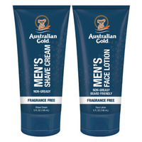 Australian Gold Men's Męski Balsam Do Twarzy 148ml +  Do Golenia 148ml