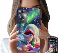 ETUI DO OPPO A79 5G - ŚWIĄTECZNY NIEDŹWIEDŹ BOMBKI CASE +FOLIA