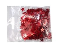 Cekiny gwiazdki czerwone 11 mm (15g)