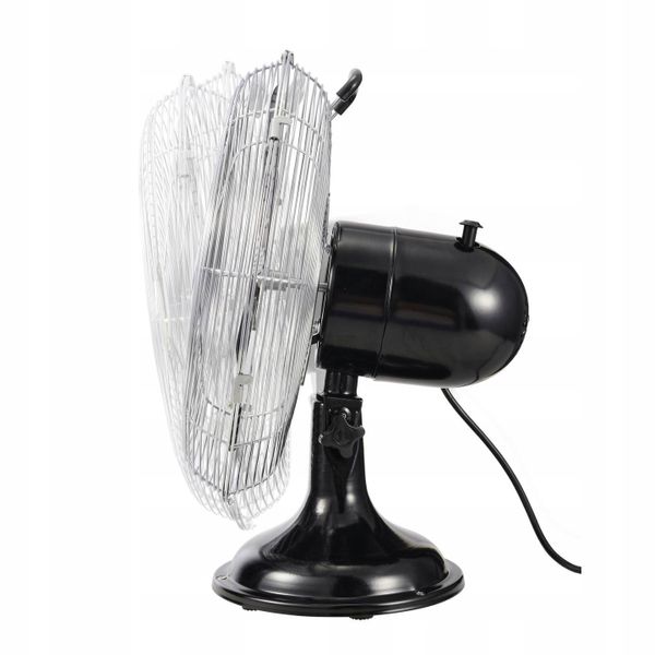 Wentylator stołowy REGULACJA 3 prędkości OSCYLACJA 4 Łopatki 40 W Sygonix zdjęcie 7