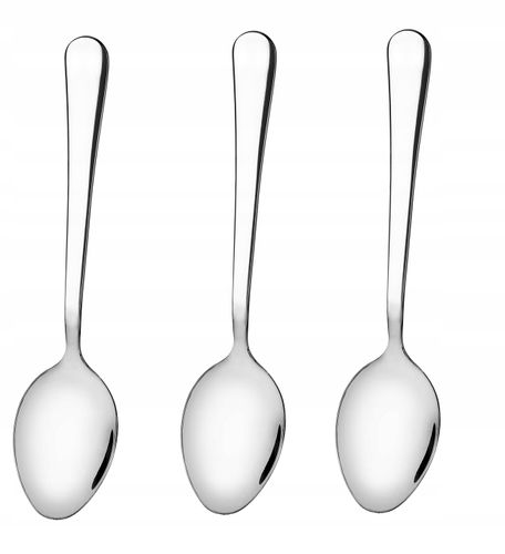 KOMPLET 3 ŁYŻECZEK DO HERBATY KAWY STAL ŁYŻECZKA na Arena.pl