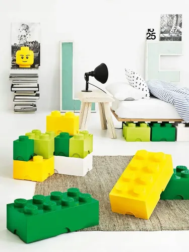 Pojemnik LEGO Storage 2x2 zielony 40031747 na Arena.pl