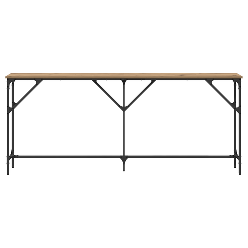 Stolik Konsolowy lite drewno dębowe 180x23x75 cm na Arena.pl