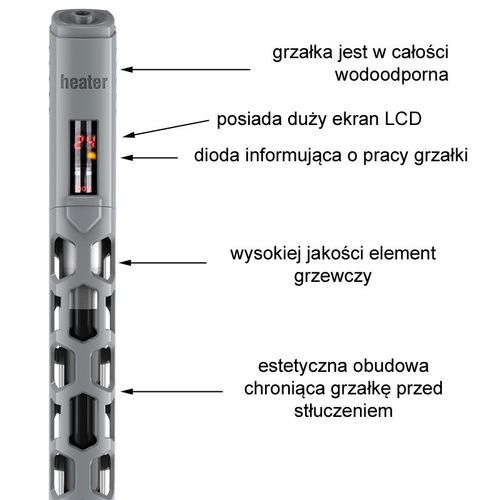 SunSun YRB-820 - grzałka 200W na Arena.pl