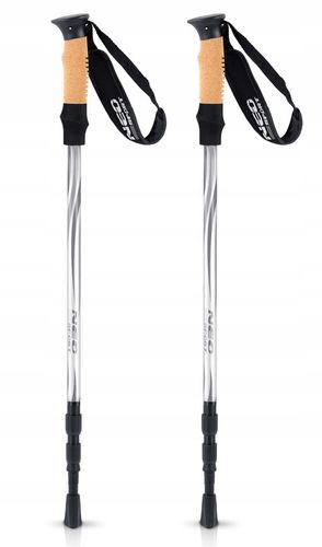KIJKI DO NORDIC WALKING KIJE TREKKINGOWE DO CHODZENIA REGULOWANE 2szt. na Arena.pl