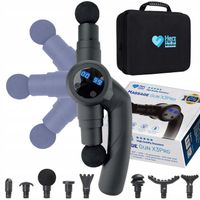 PISTOLET DO MASAŻU 125W MASAŻER DO PLECÓW CIAŁA MASSAGE GUN x3PRO Herz Med