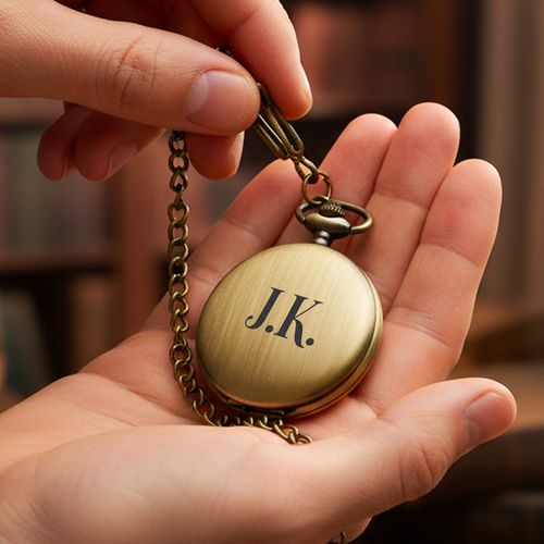 Zegarek Kieszonkowy na Łańcuszku z Grawerem Retro Prezent dla Niego na Arena.pl