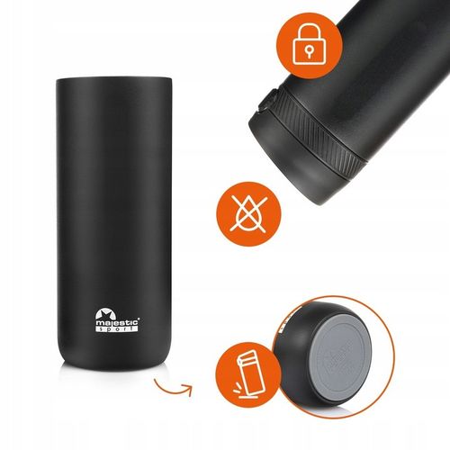 KUBEK TERMICZNY TERMOS NA KAWĘ HERBATĘ MAJESTIC SPORT NORD 600 ML na Arena.pl