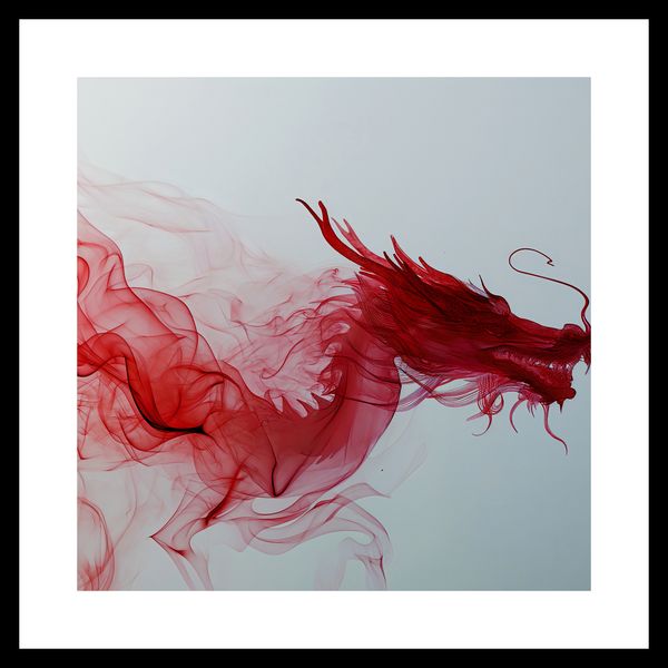 Plakat 40x40cm Smoczy Wzlot zdjęcie 3