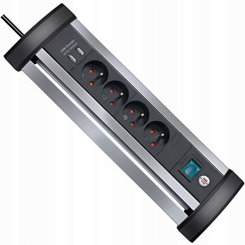 Listwa Zasilająca na Biurko 4 Gniazda 2xUSB na Arena.pl