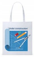 Dla Architekta Na Prezent Torba Eco Biała Shopper Z Nadrukiem Ze Zdjęciem