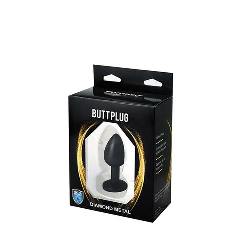 black butt plug with white diamond na Arena.pl