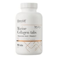 OSTROVIT Kolagen Morski + Kwas Hialuronowy +Witamina C (90 tabl.)
