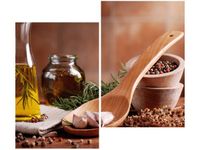 80X70CM AROMATYCZNA OLIWA OLIWEK DUO OBRAZ