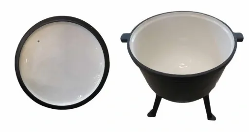 KOCIOŁEK ŻELIWNY EMALIOWANY gar BLUMMENFELD 4L zdjęcie 5