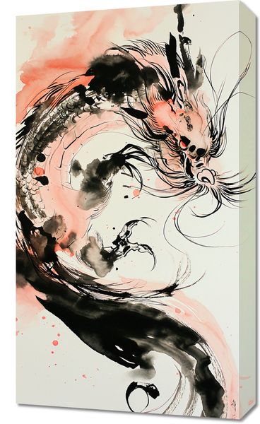 Obraz 40x70cm Smocza Furia zdjęcie 1