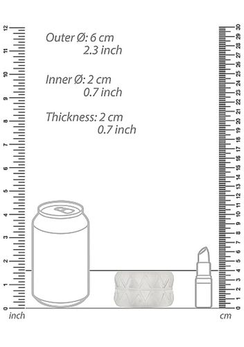 n0. 92 - reversible masturbator and bumper - transparent na Arena.pl