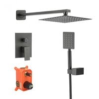 Zestaw prysznicowy podtynkowy panel z deszczownicą 30 cm - Yoka