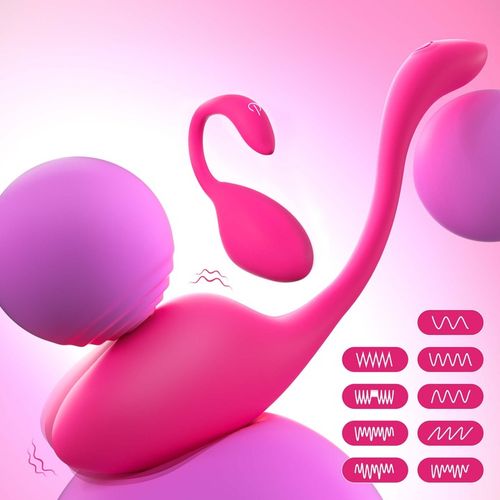 Wibrator dla kobiet sterowany aplikacją, stymulujący wibrujące jaja na Arena.pl