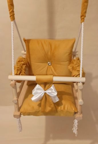 HUŚTAWKA 3w1 DLA DZIECI Żółta DOM POKOJOWA OGRÓD na Arena.pl