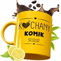 Złoty Kubek Premium Dla Komika Prezent Z Nadrukiem Ze Zdjęciem