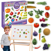 Zestaw Magnesów Gra Edukacyjna Owoce I Warzywa 6032-42