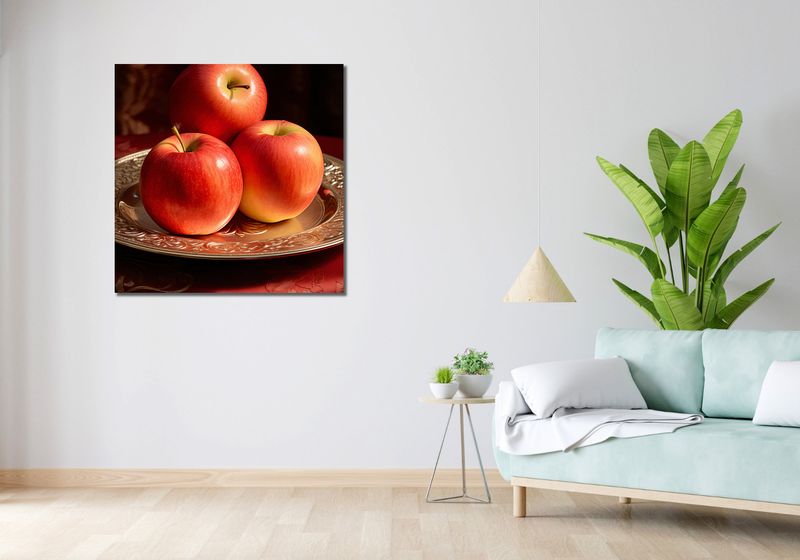 Obraz 90x90cm Rubinowe Ekscesy zdjęcie 2