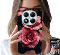 ETUI DO XIAOMI NOTE 14 PRO+ 5G - PIĘKNE RÓŻOWE RÓŻE, KWIECISTE WZORY, CASE