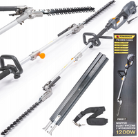 NOŻYCE ELEKTRYCZNE DO ŻYWOPŁOTU WYSIĘGNIKU 1200W  PM-NEW-1200S PM0617