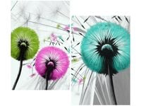 80CM 70CM 2 ELEME OBRAZ RAMA KOLOROWE DMUCHAWCE DRUK ŚCIENNY PŁÓTNO