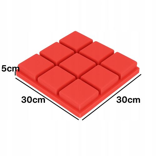 Pianka akustyczna KOSTKA wypukła 30x30x5 cm Panel wygłuszający BUFFO na Arena.pl