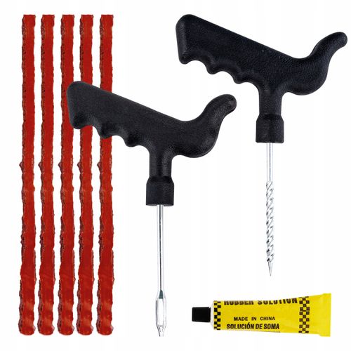 10x ZESTAW NAPRAWCZY DO OPON KÓŁ NAPRAWA PRZEBITEGO KOŁA OPONY VERGIONIC na Arena.pl