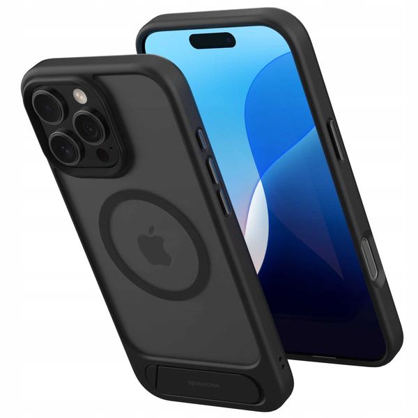 Spacecase Stand Pro Mag Iphone 16 Pro Max Black zdjęcie 11