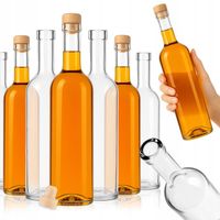 50x BUTELKI FUTURA 500ml 0,5L NA NALEWKI BIMBER WHISKY LIKIERY WINO SOKI