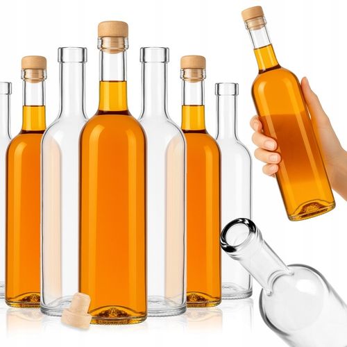 50x BUTELKI FUTURA 500ml 0,5L NA NALEWKI BIMBER WHISKY LIKIERY WINO SOKI na Arena.pl