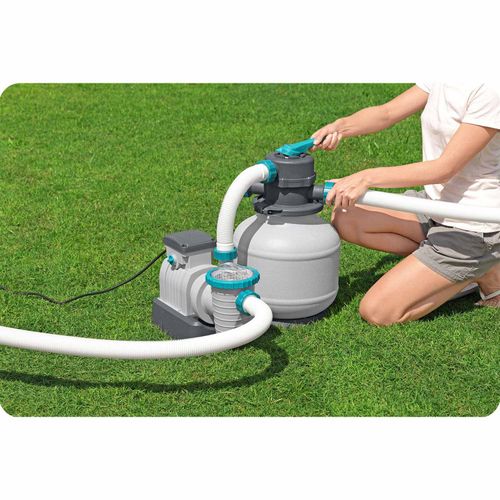 Pompa piaskowa 8327 l/h Bestway 58499 +piasek 25kg na Arena.pl