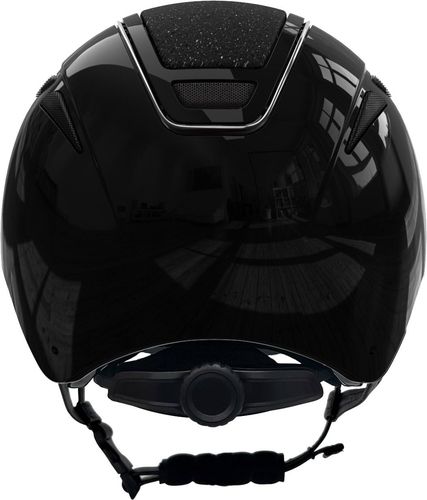 Kask jeździecki Elite, lakierowany czarny, 59-61 cm, Covalliero na Arena.pl