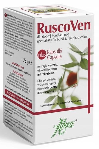 ABOCA - Ruscoven 60 kapsułek + Ruscoven Żel 100 ml na Arena.pl