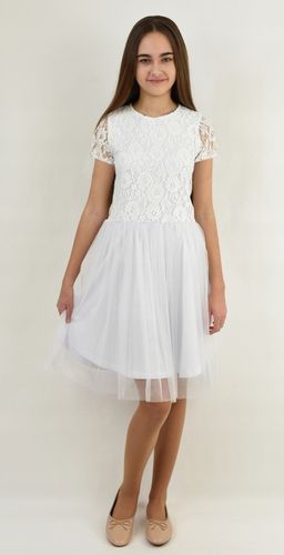 Millo SUKIENKA koronka BIAŁA komunia 146 CK72 na Arena.pl