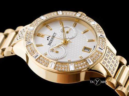 BISSET BSBE18 - white/gold (zb547c) na Arena.pl