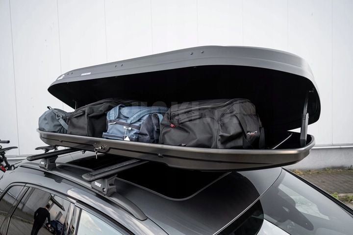 BAGAŻNIK DACHOWY BOX KUFER NA DACH HAKR MAGIC 450L 220x80x40 cm zdjęcie 15