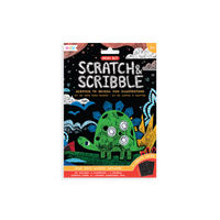 Zdrapywanki Mini Scratch & Scribble - Dinozaury