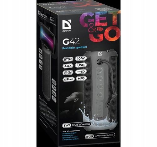 GŁOŚNIK BEZPRZEWODOWY DEFENDER G42 na Arena.pl