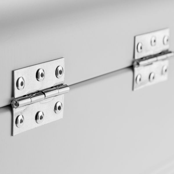 Chlebak Pojemnik Na Pieczywo Chleb Metalowy Biały zdjęcie 7